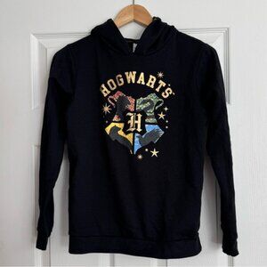 Harry Potter Hogwarts Black Hoodie Sweatshirt Youth XL 14/16 Comfy Warm Cozy